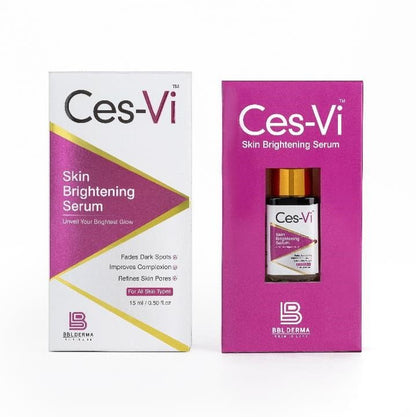 Ces-Vi skin brightening serum &amp; cream combo